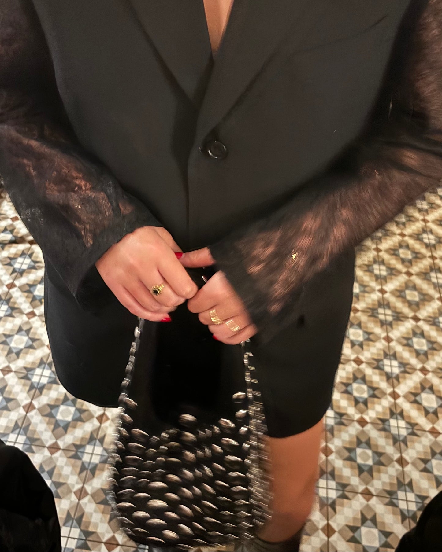 Lace sleeves (XL without the body)